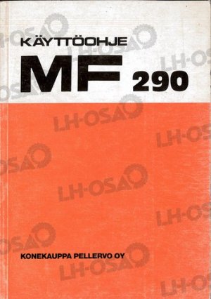 K&Auml;YTT&Ouml;OHJEKIRJA MF290