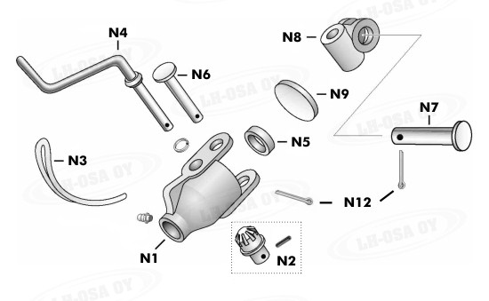 MF - 1000-sarja - hydr. ja nstl. - Nstl.v.kotelo